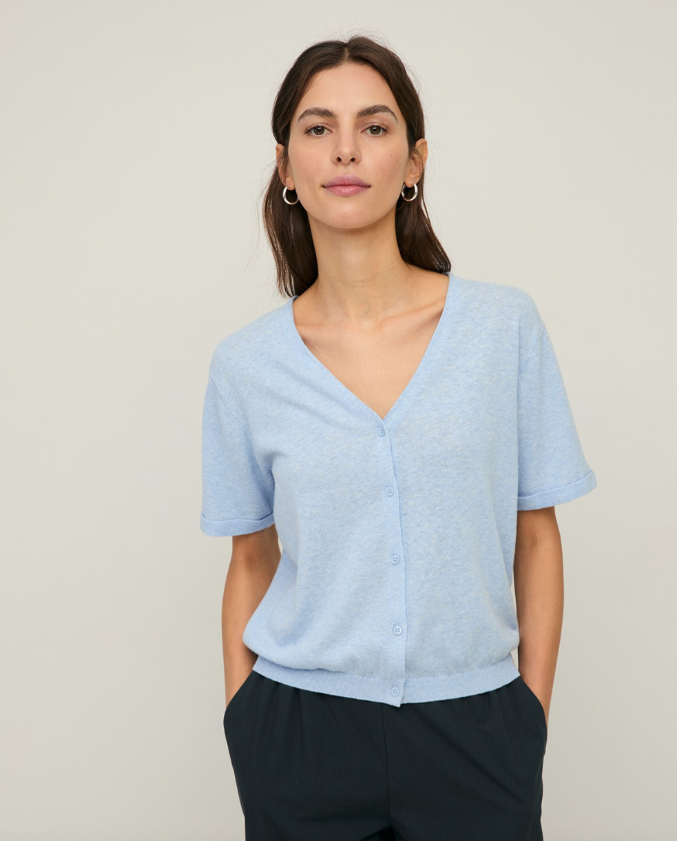 Yerse - Kurzärmliger Cardigan