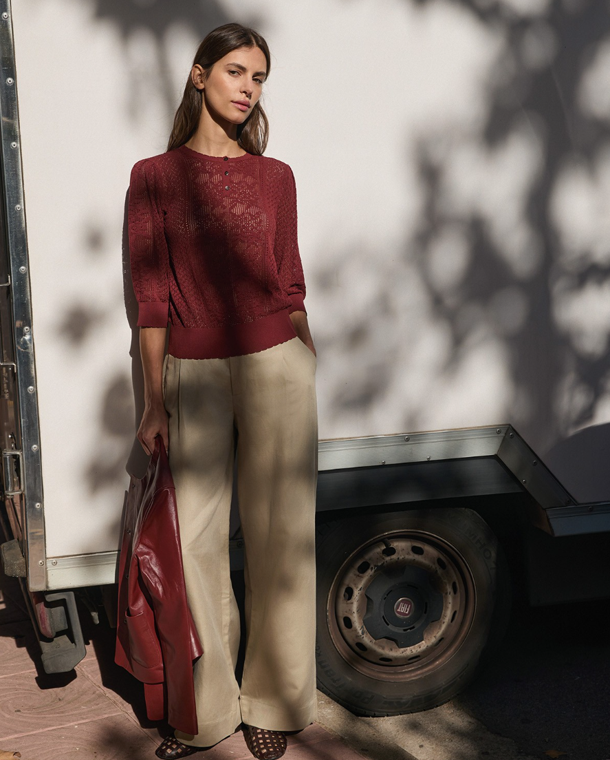 Yerse - Hose mit weitem Bein