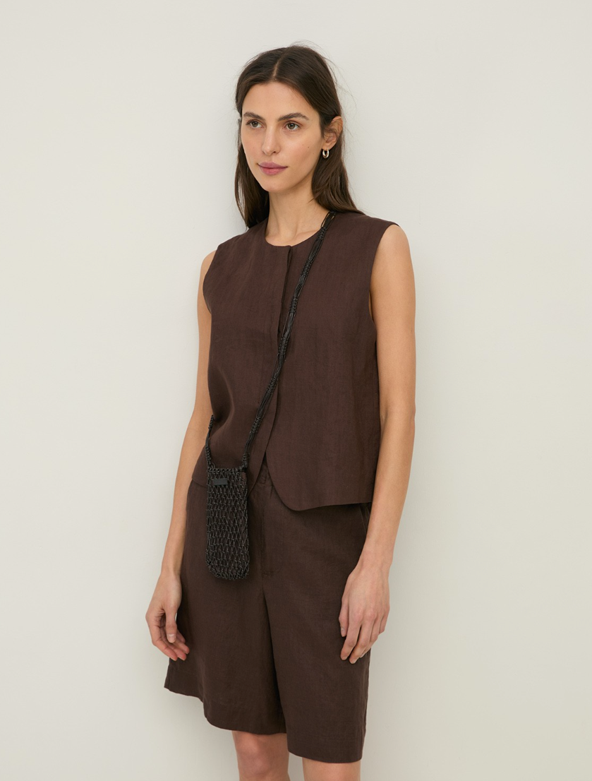 Yerse - Bermudashort aus Leinen