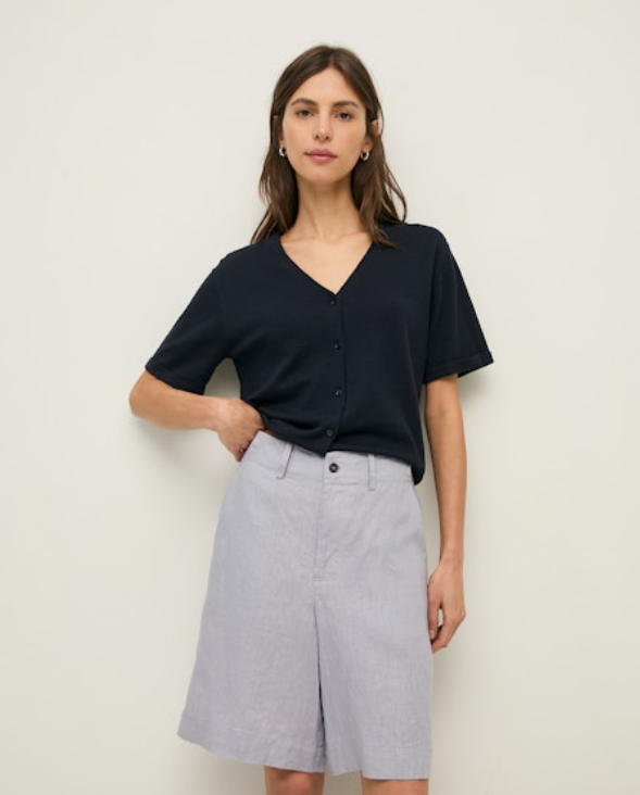 Yerse - Bermudashort aus Leinen