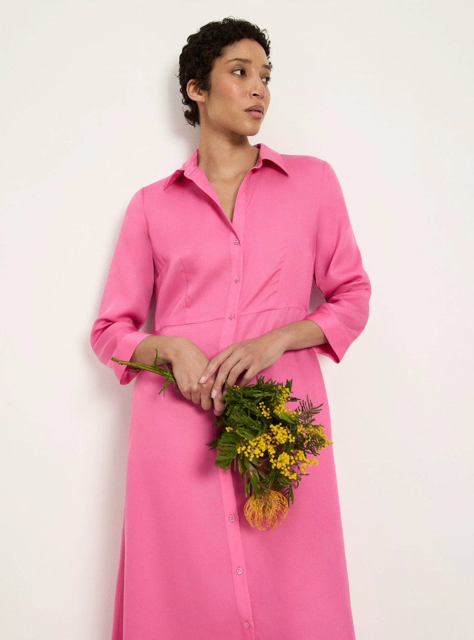 Lanius - Midikleid aus Tencel