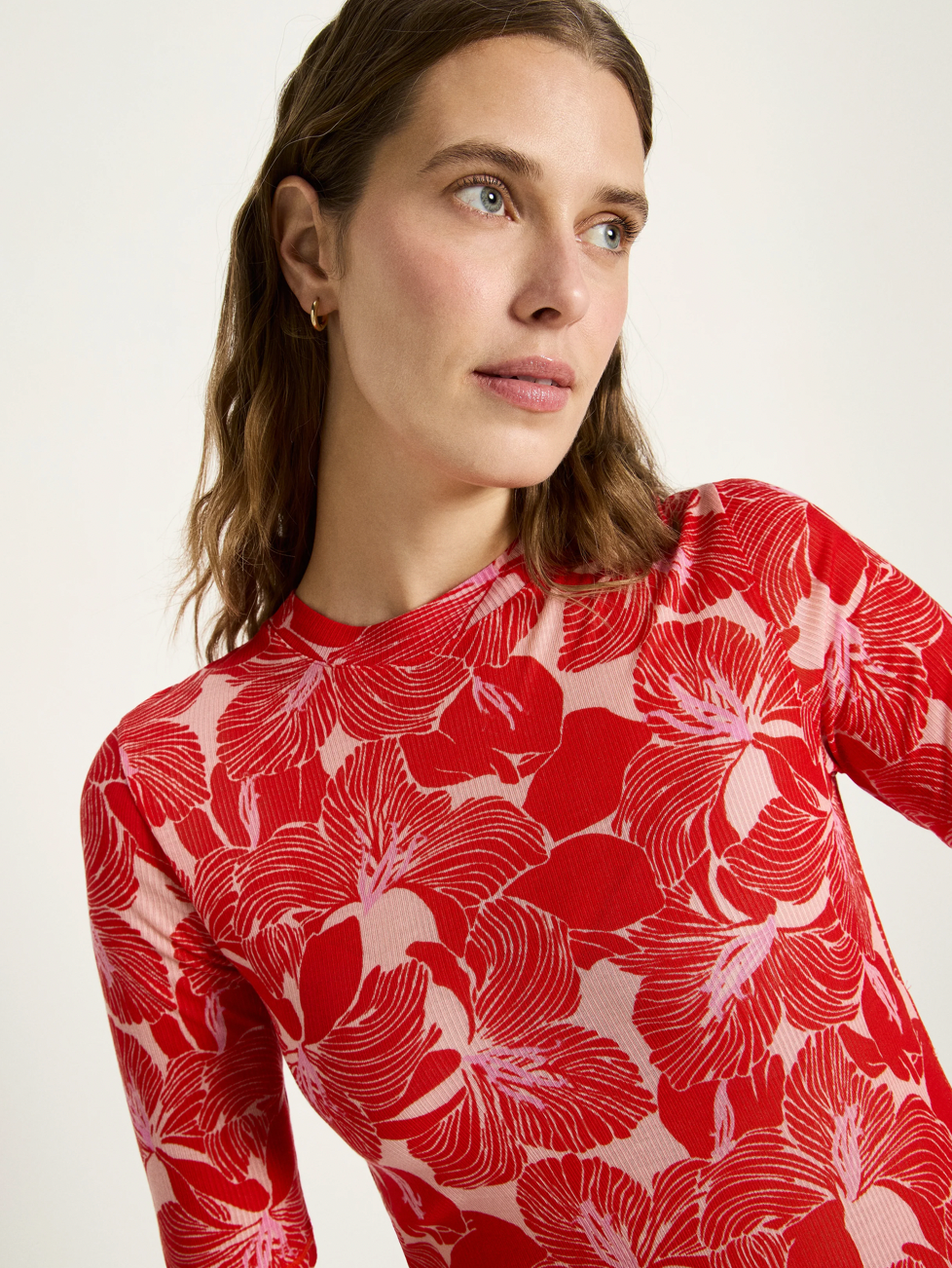 Lanius - Stehkragenshirt aus Tencel™