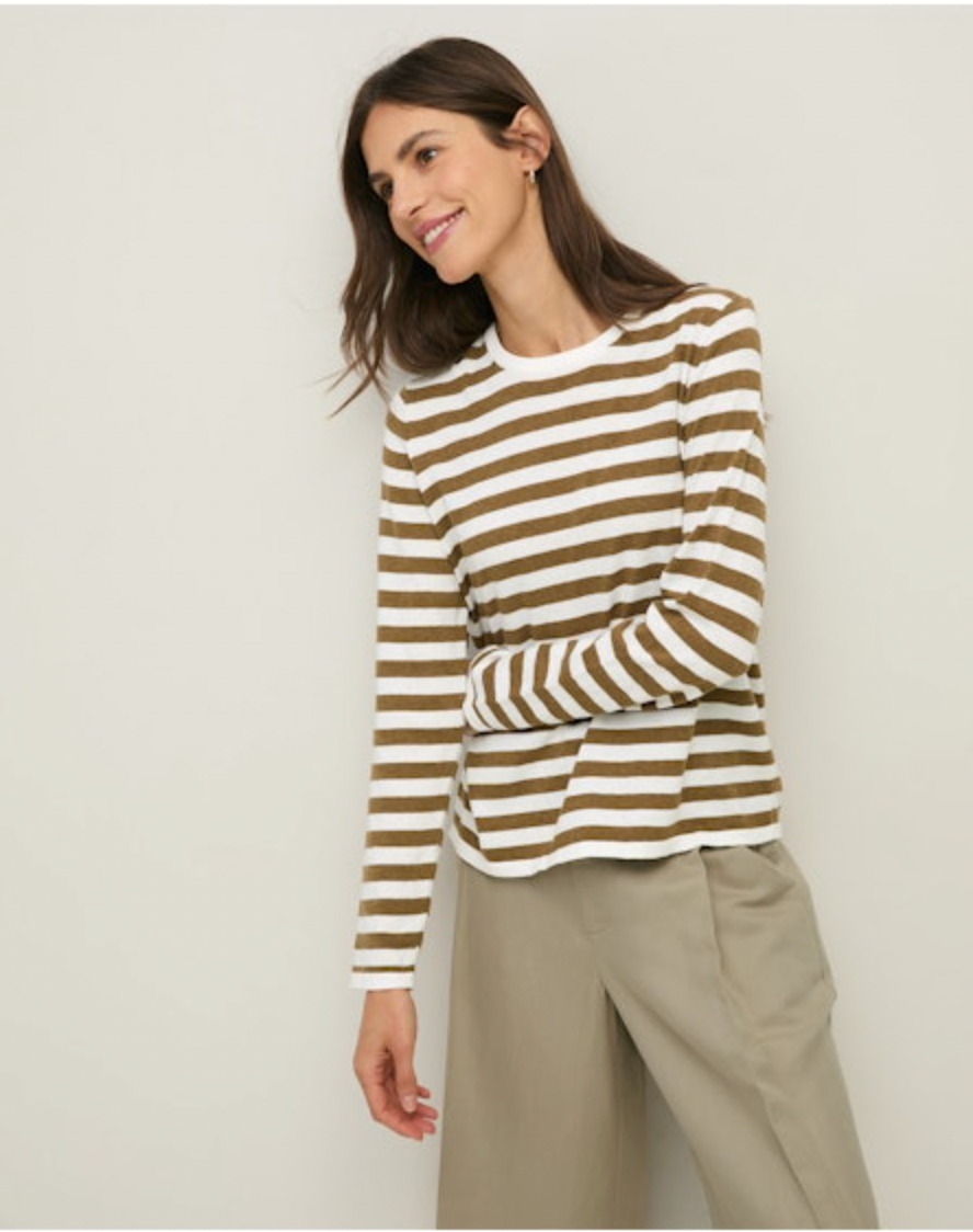 Yerse - Baumwollpullover mit Steifen