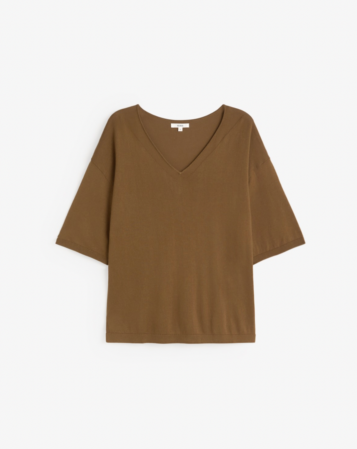 Yerse - Kurzärmliger Pullover mit V-Ausschnitt