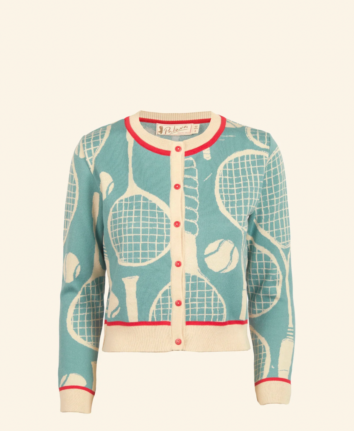 PALAVA - Cardigan Vera Teal Tennis