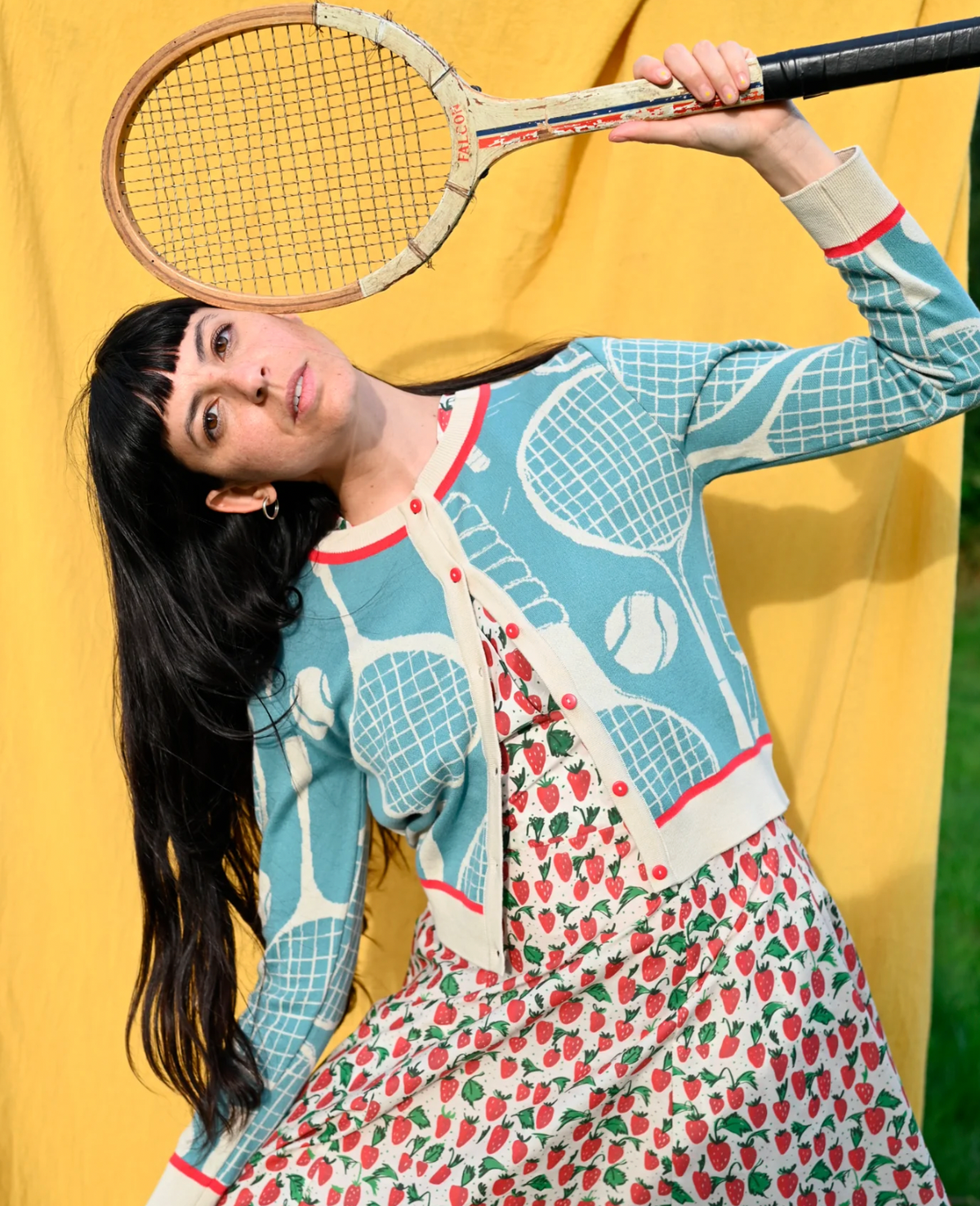 PALAVA - Cardigan Vera Teal Tennis