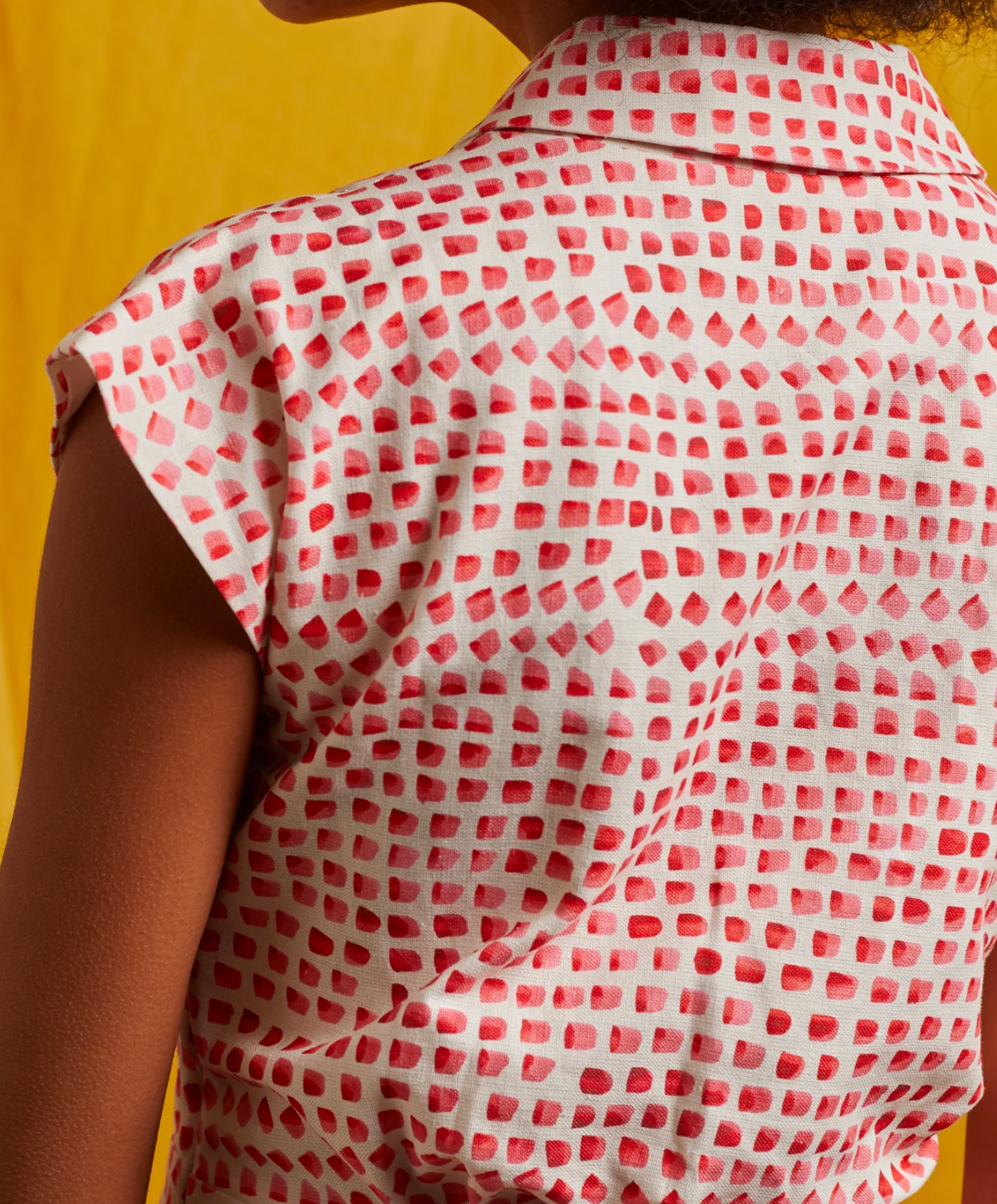 PALAVA - Francesca Jumpsuit Pink Thumb Print