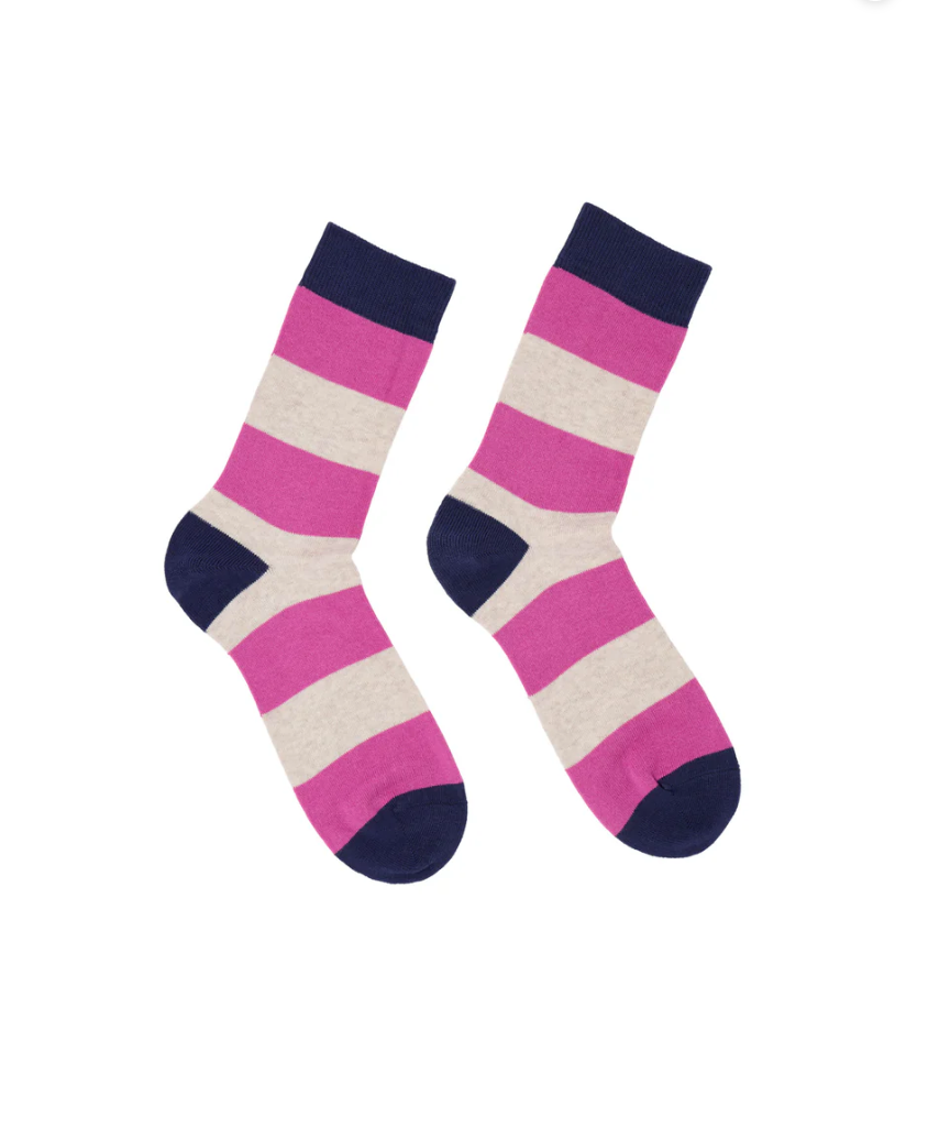 Lanius - Socken mit Blockstreifen