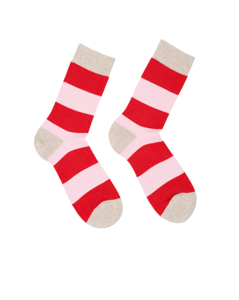 Lanius - Socken mit Blockstreifen