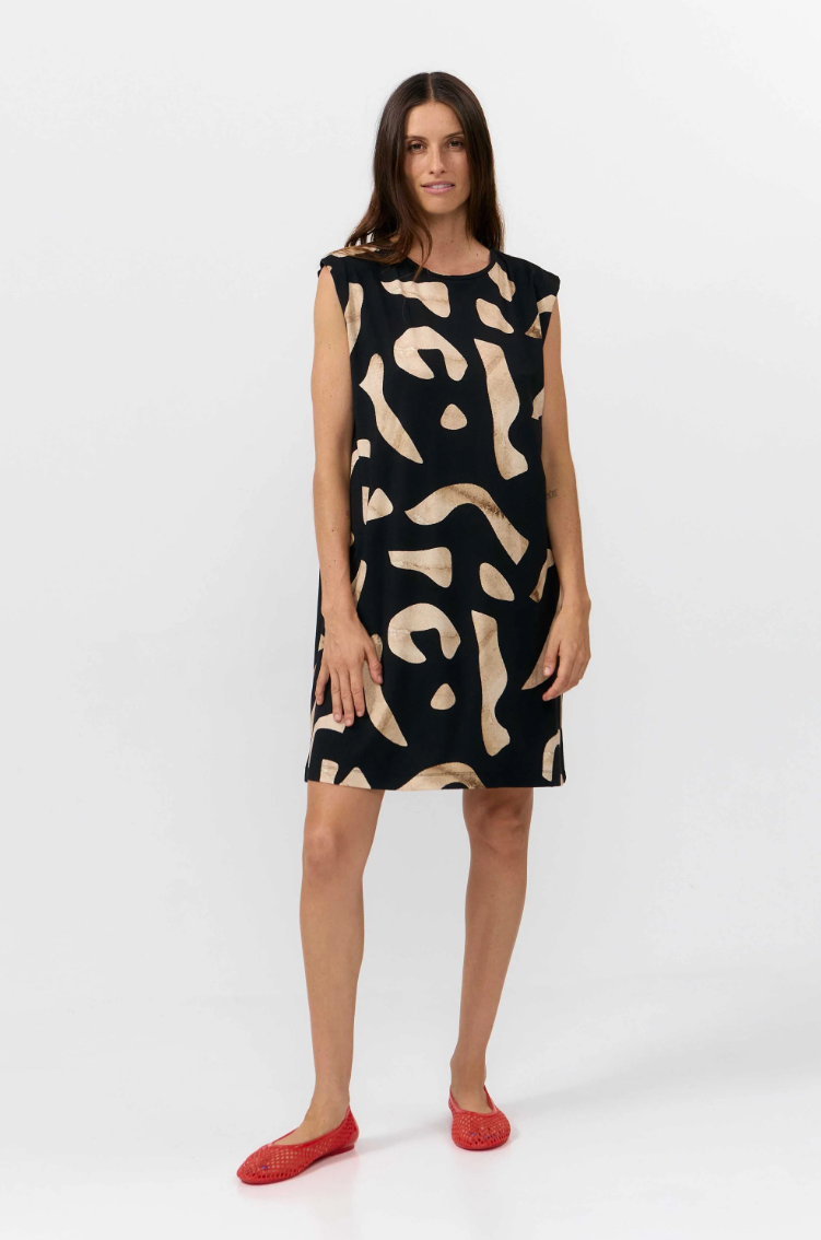 Suite 13 - Shire Dress Print Stones