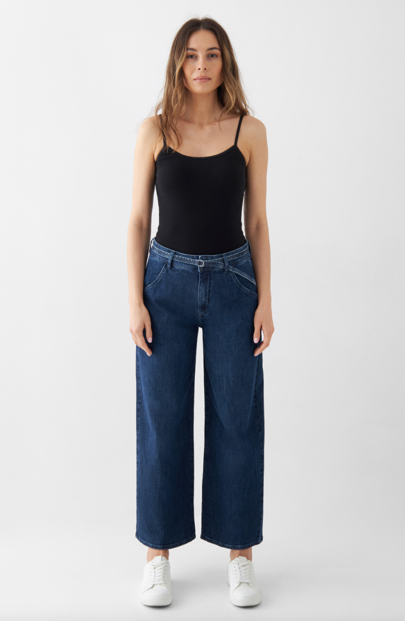 Dawn - Blink Wide Barrel Soft Denim Classic Cropped