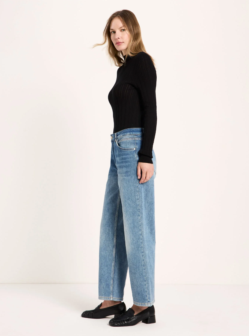 Lanius - Straight Jeans "Sage" GOTS