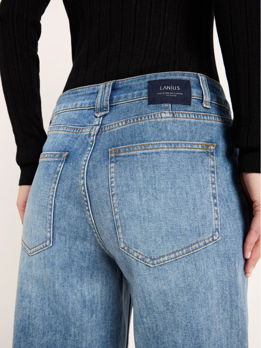Lanius - Straight Jeans "Sage" GOTS