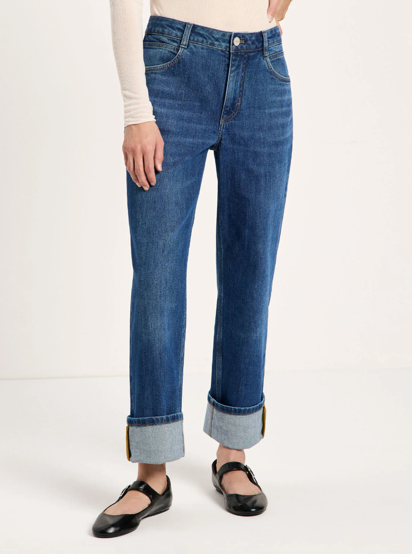 Lanius - Straight Jeans "Sage" GOTS