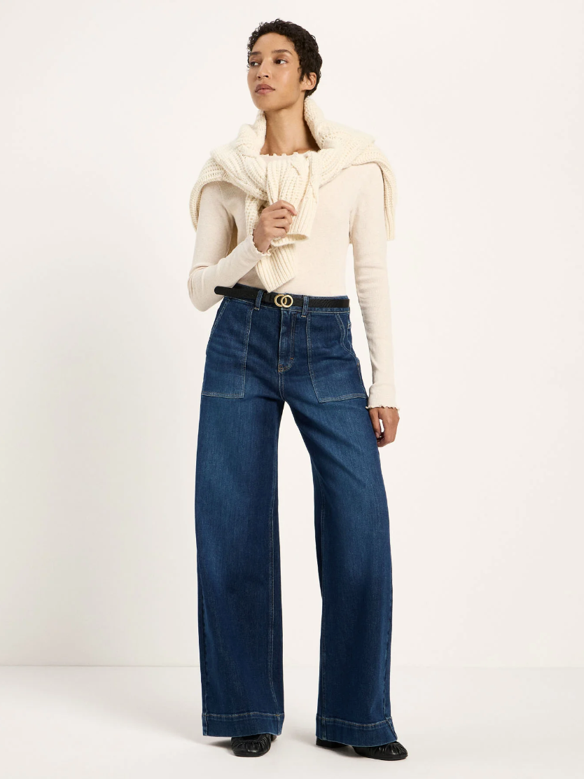 Lanius - Wide Jeans "Tide" GOTS