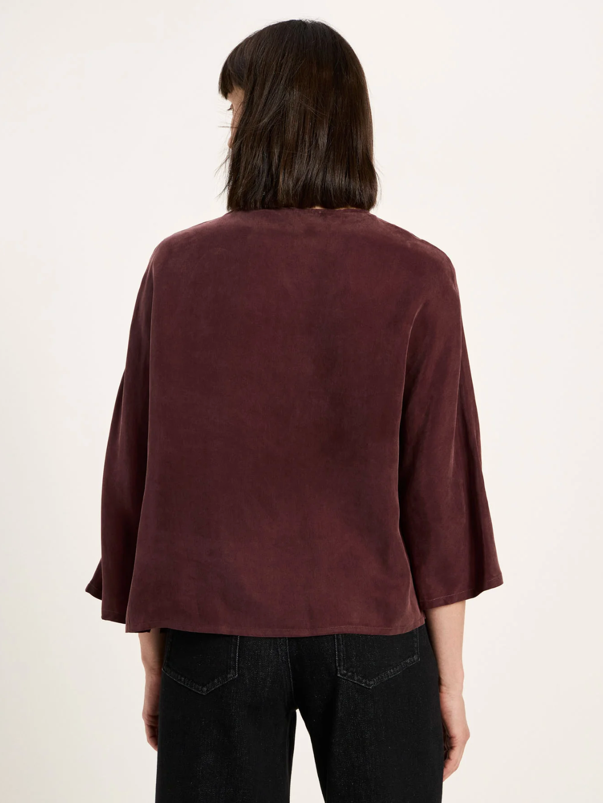 Lanius - 3/4 Arm Bluse aus Cupro