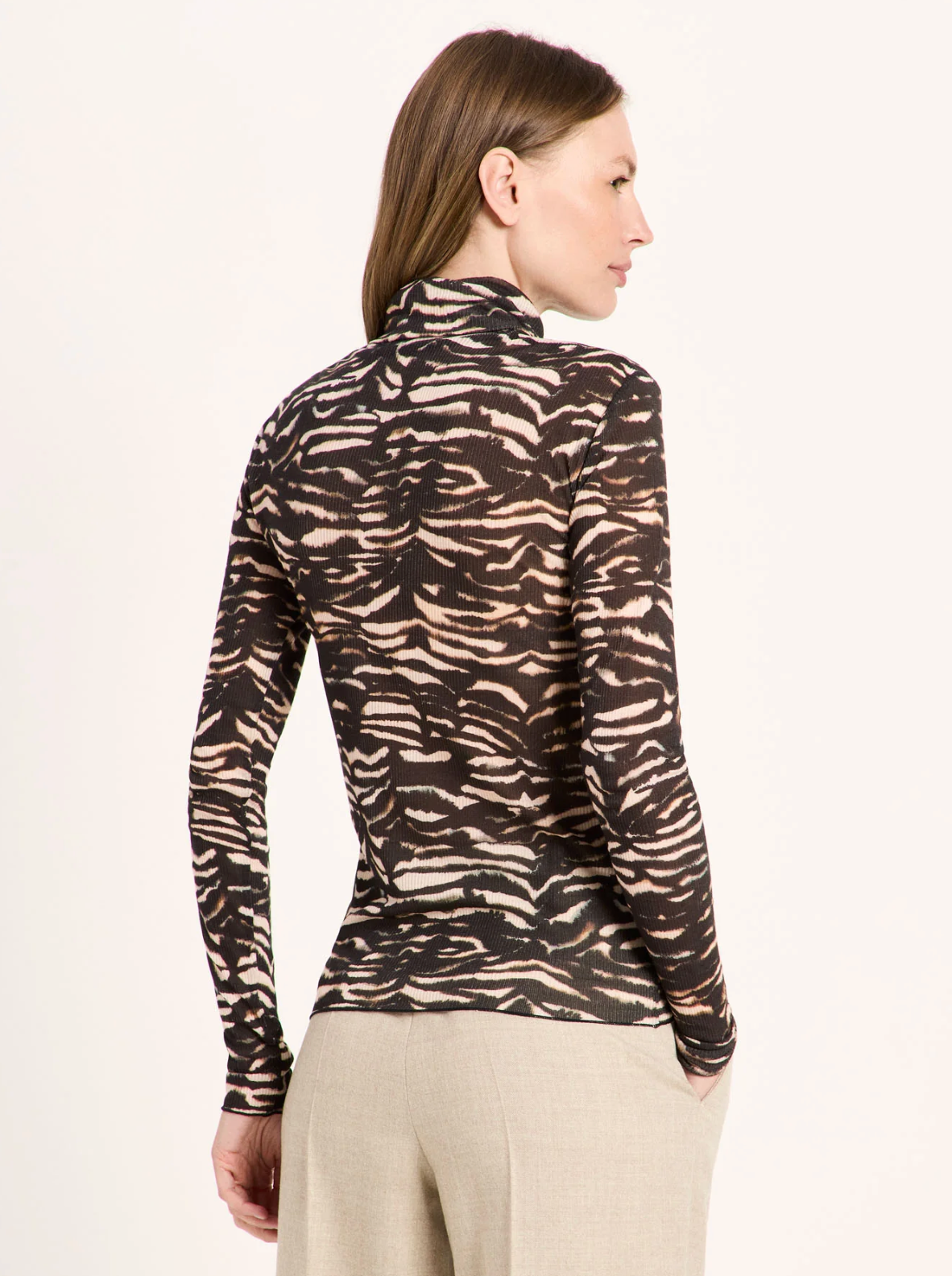Lanius - Rollkragenshirt aus Tencel