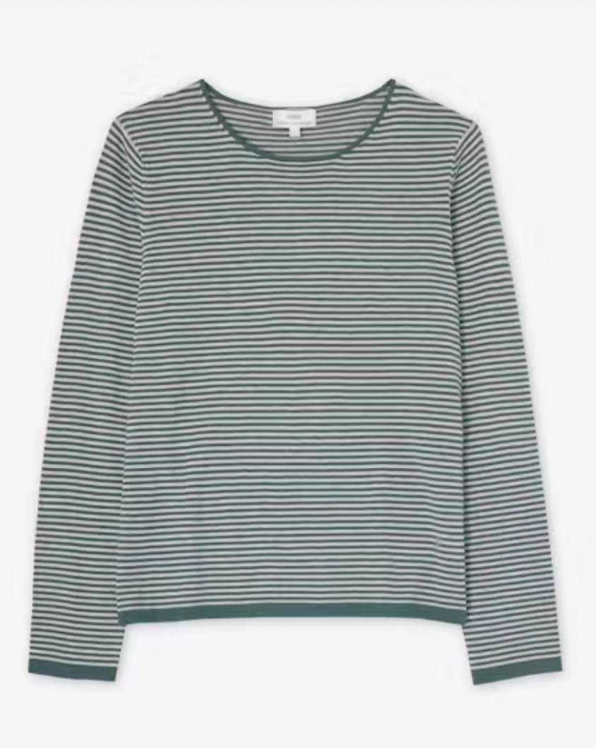 Yerse - Baumwollpullover mit Steifen