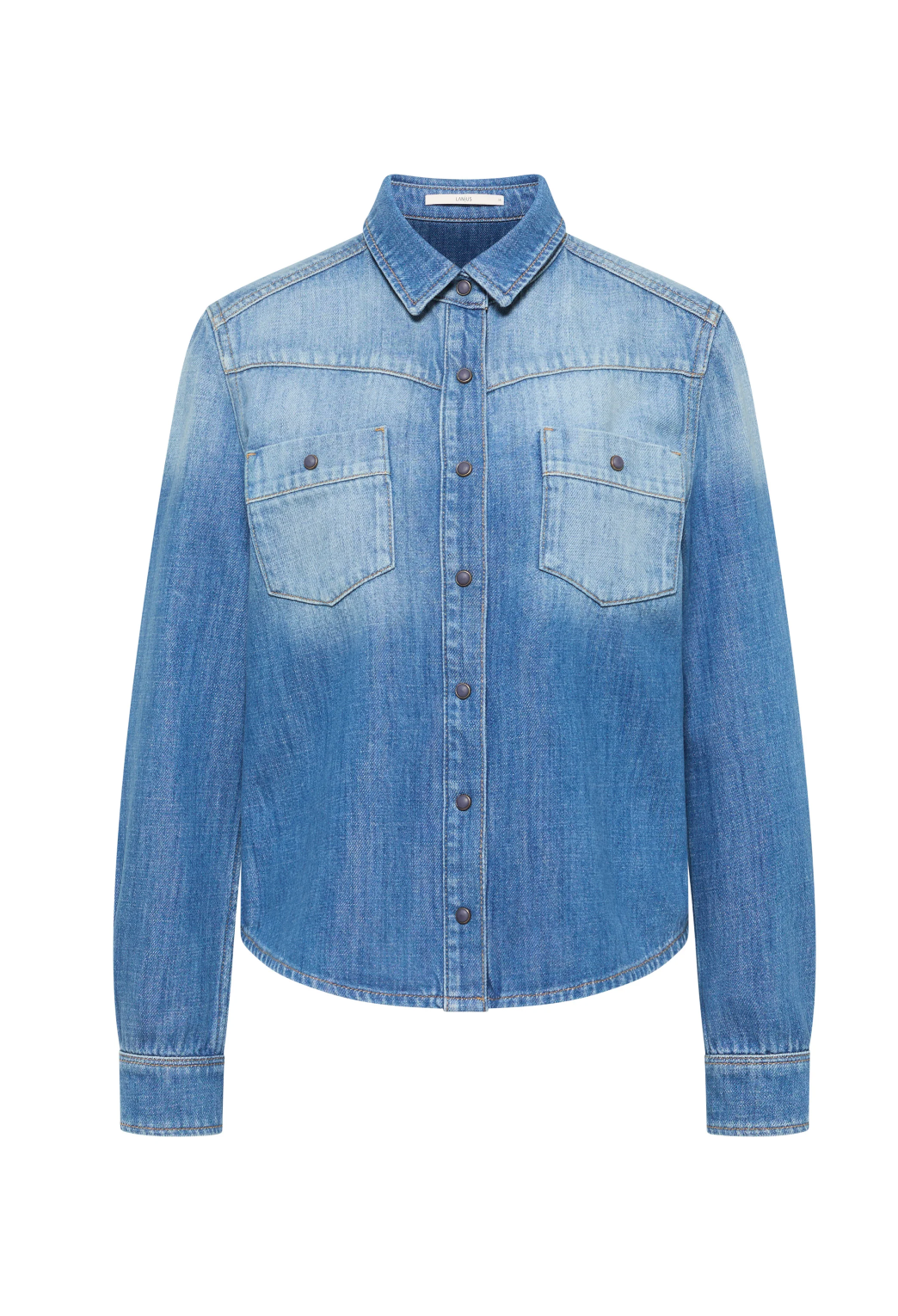 Lanius - Jeansbluse GOTS