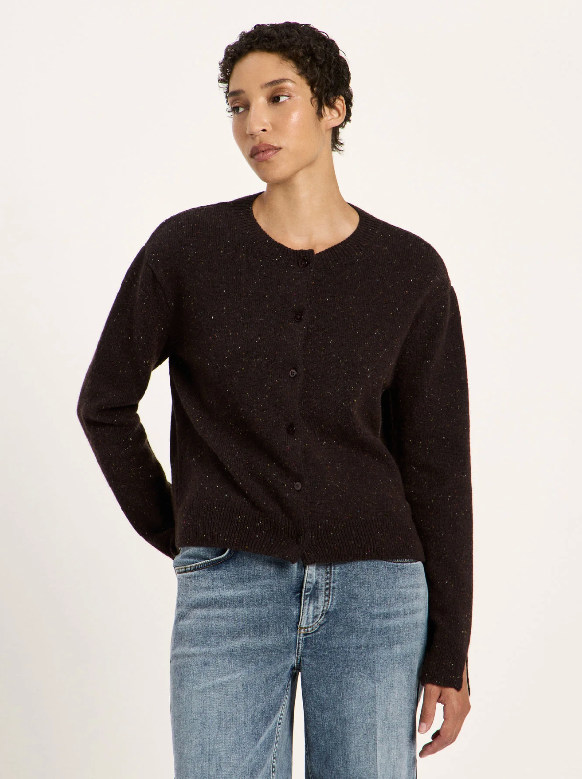 Lanius - Boxy Strickjacke GOTS