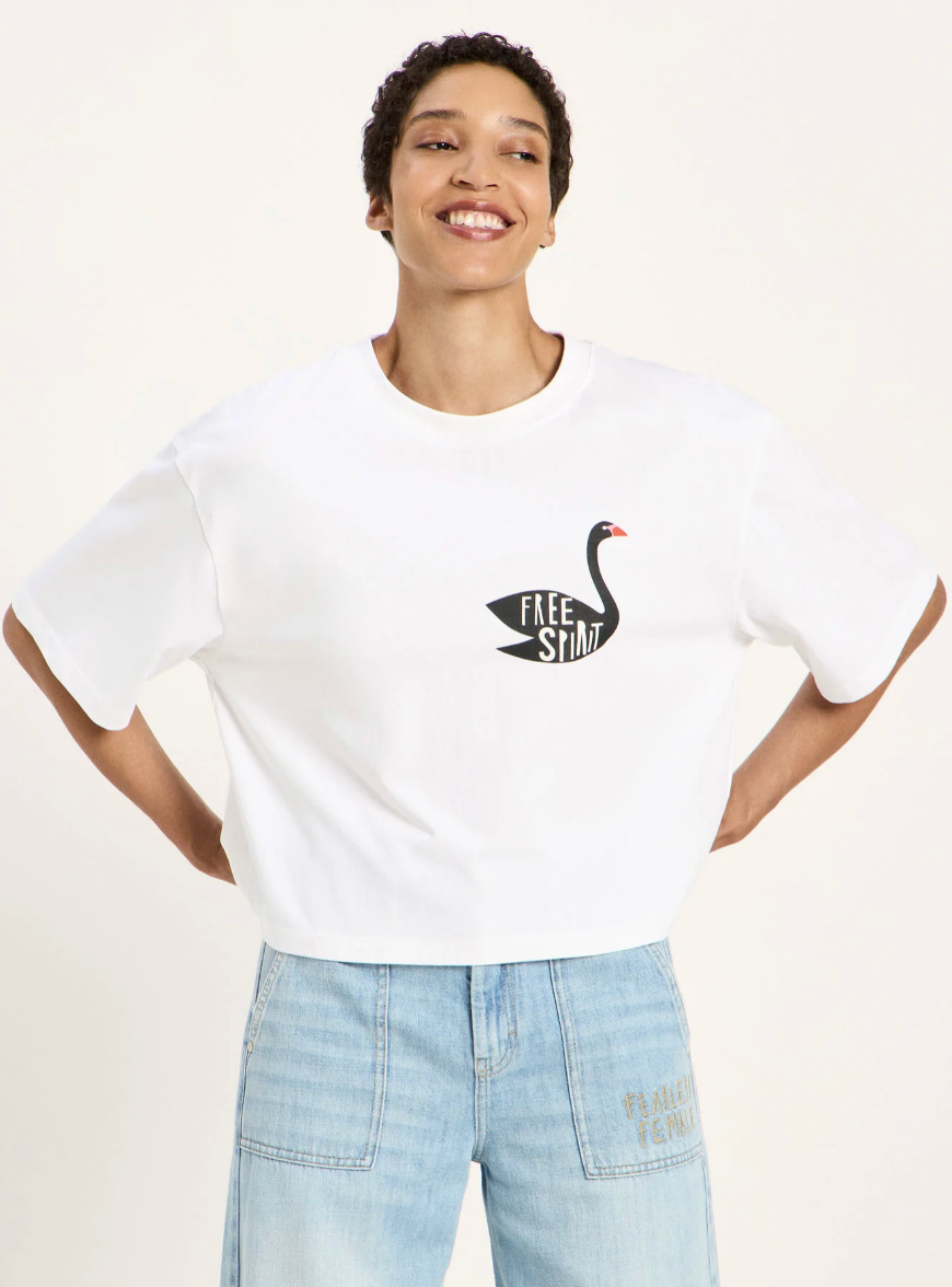 Lanius - Oversized Statementshirt GOTS