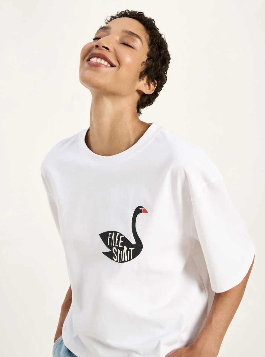 Lanius - Oversized Statementshirt GOTS