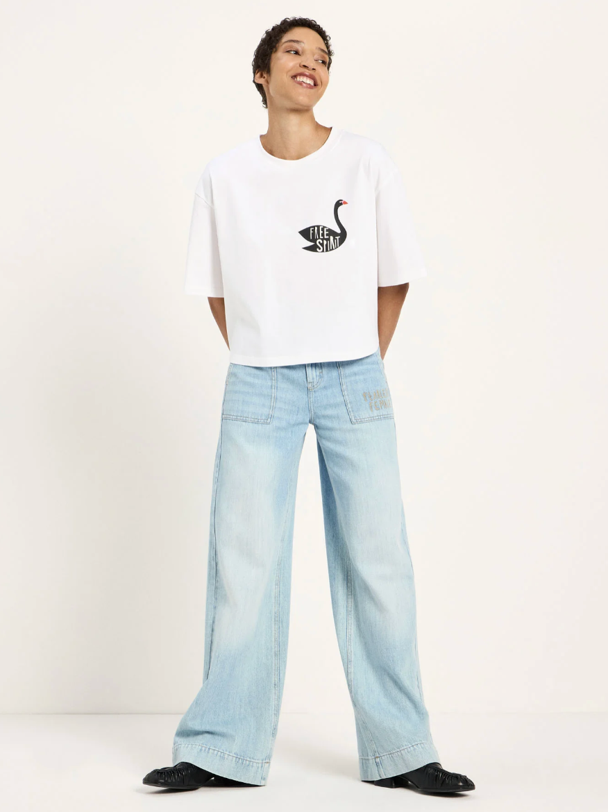 Lanius - Oversized Statementshirt GOTS
