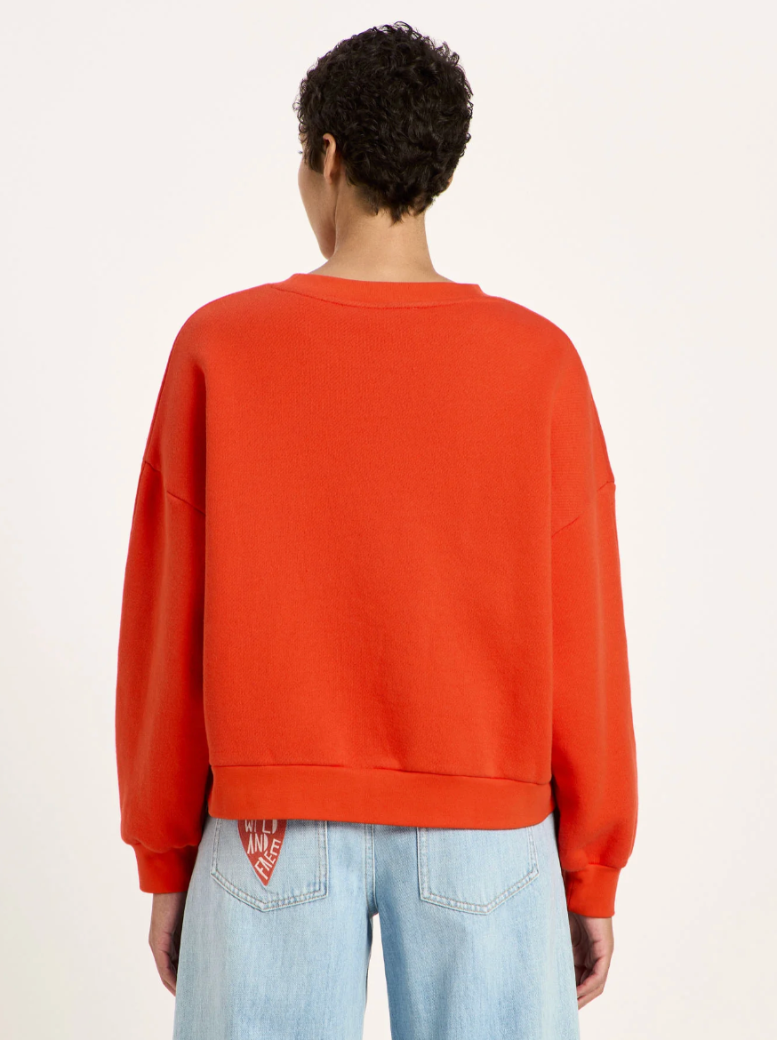 Lanius - Statementsweatshirt "Fearless Female" GOTS