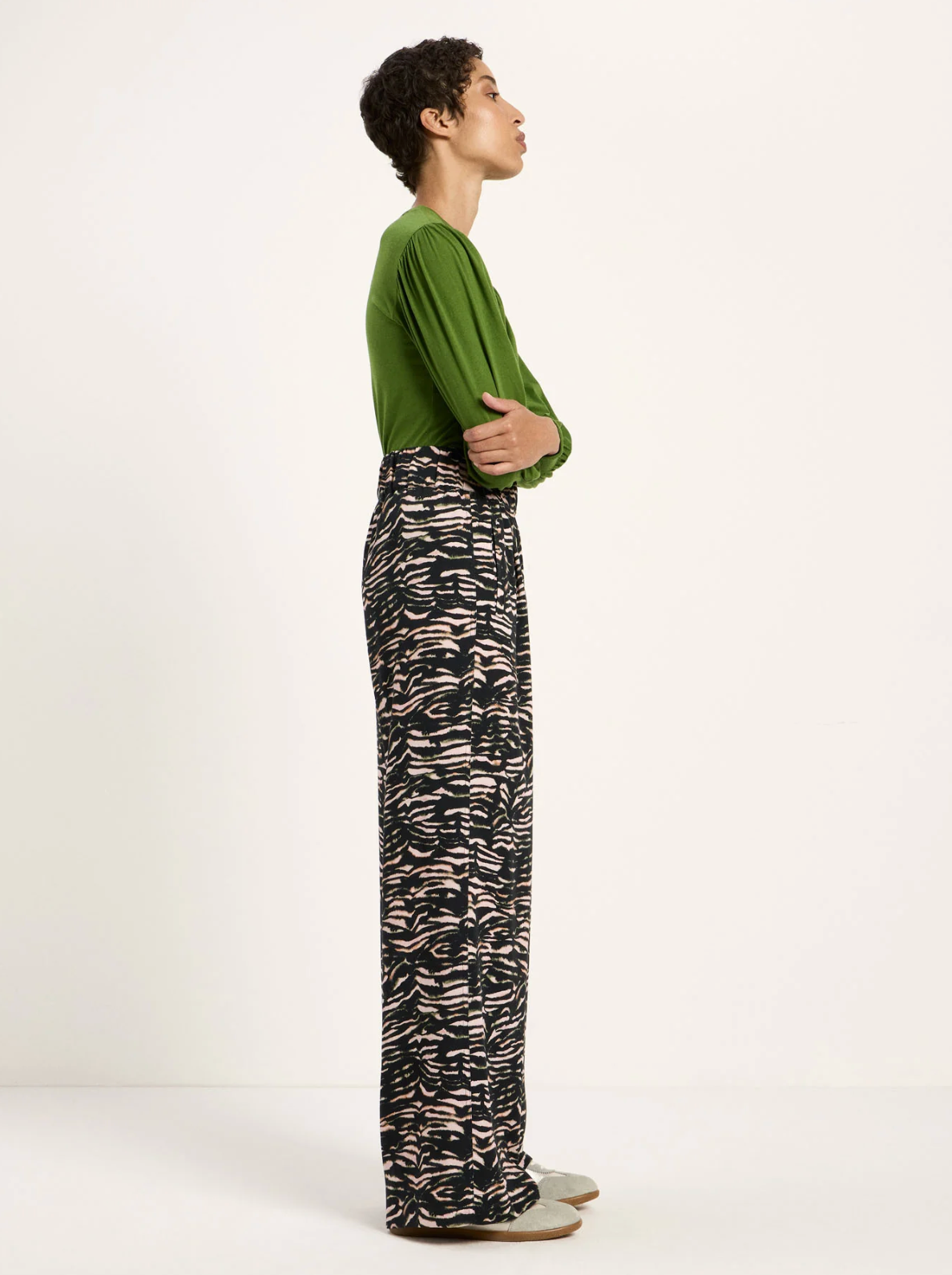 Lanius - Hose mit weitem Bein