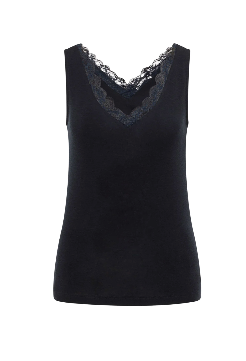 Lanius - Top mit Spitze GOTS