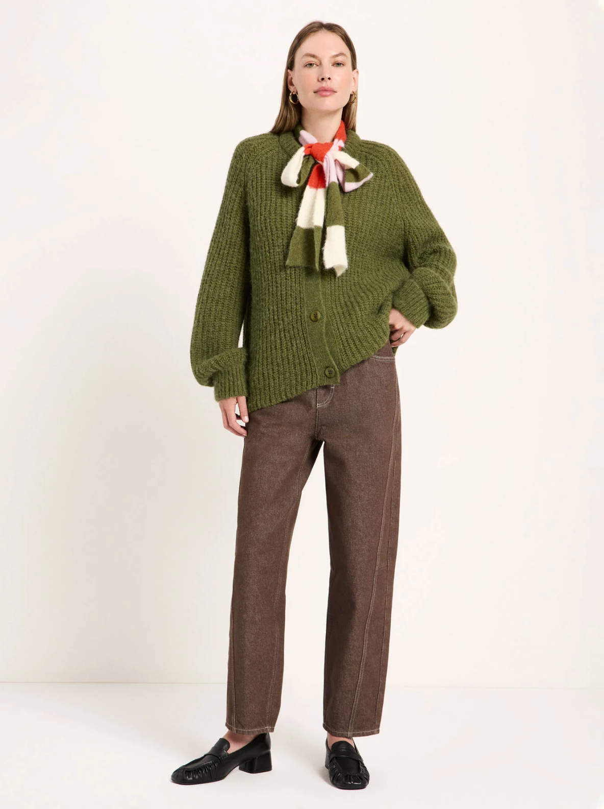 Lanius - Strickjacke aus Schurwolle und Alpaka
