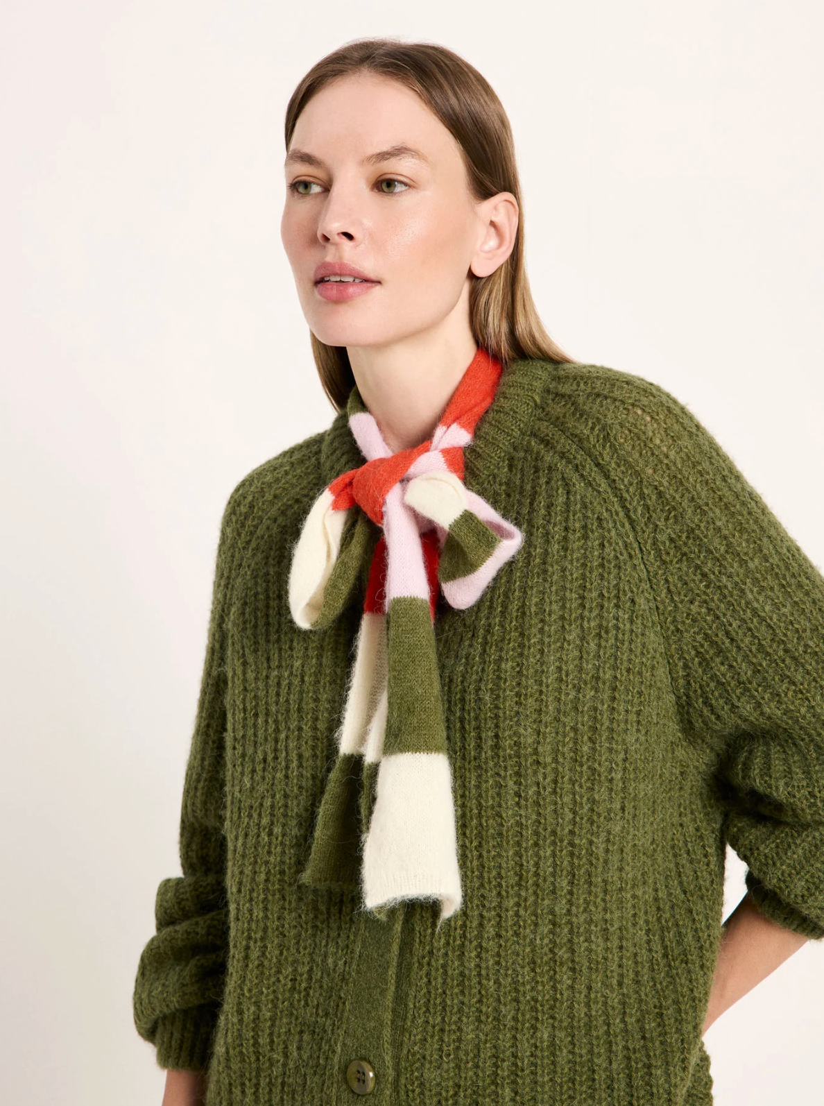 Lanius - Strickjacke aus Schurwolle und Alpaka