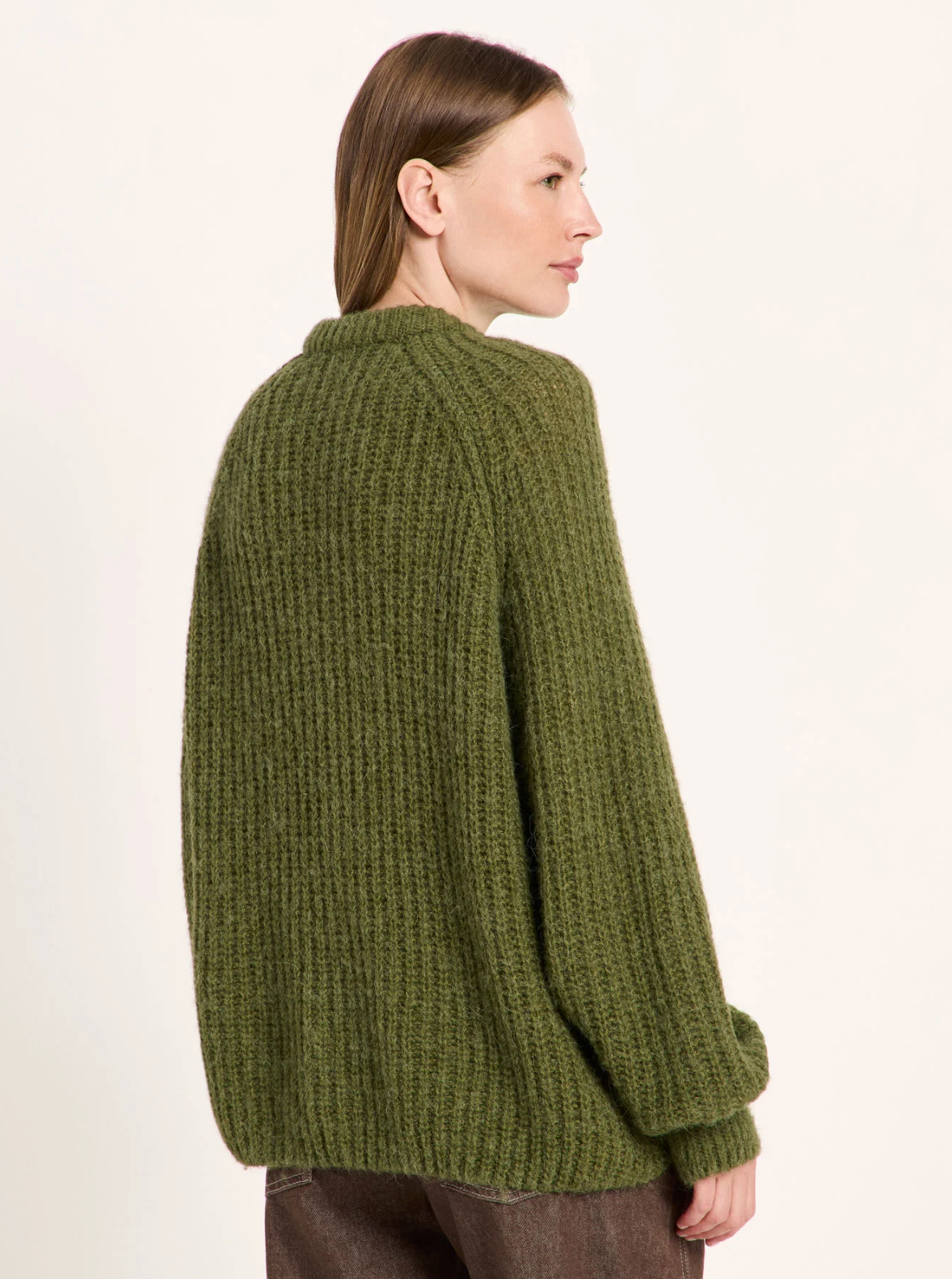 Lanius - Strickjacke aus Schurwolle und Alpaka