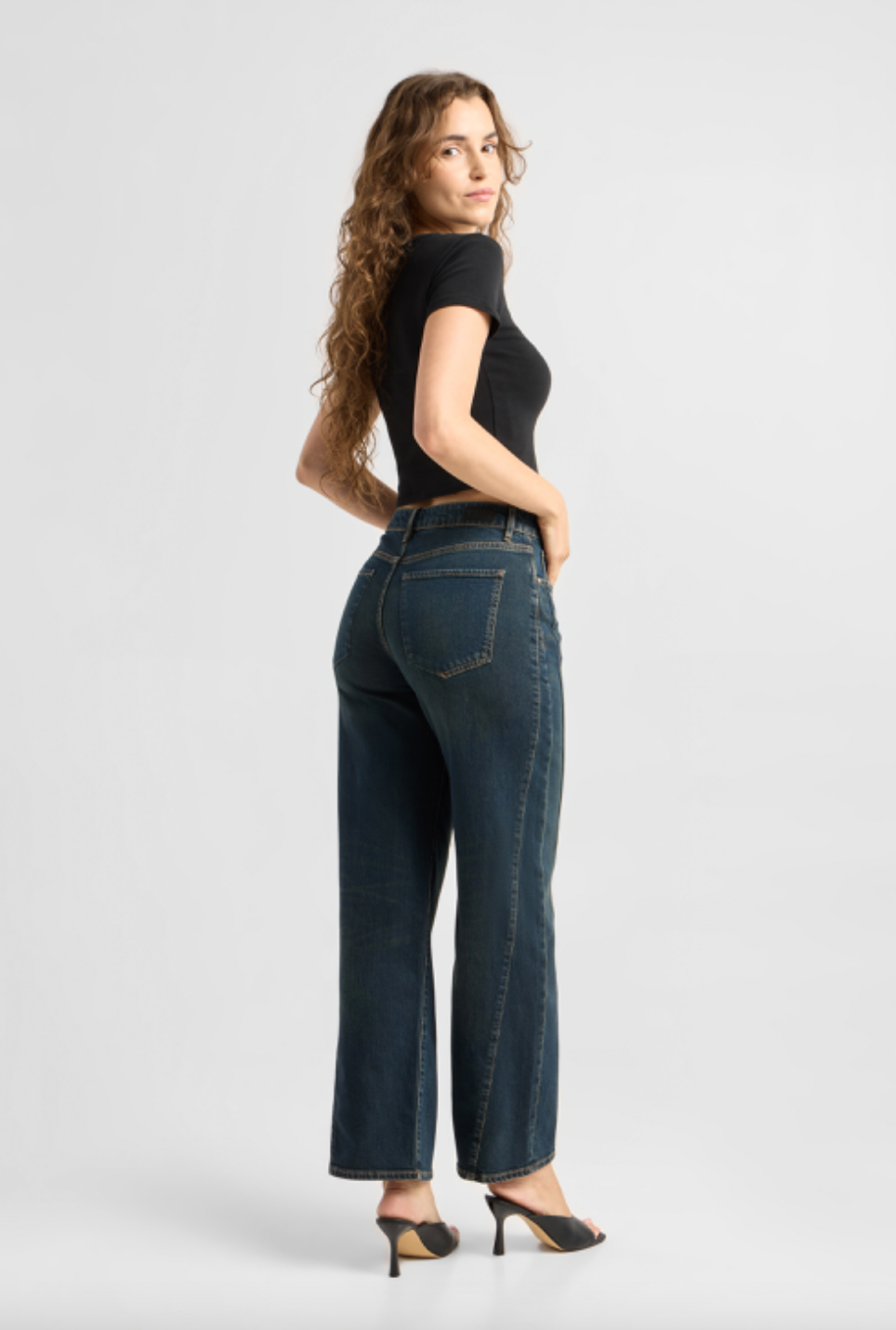 Dawn - Ash Barrel Leg Minimal Stretch Cutline