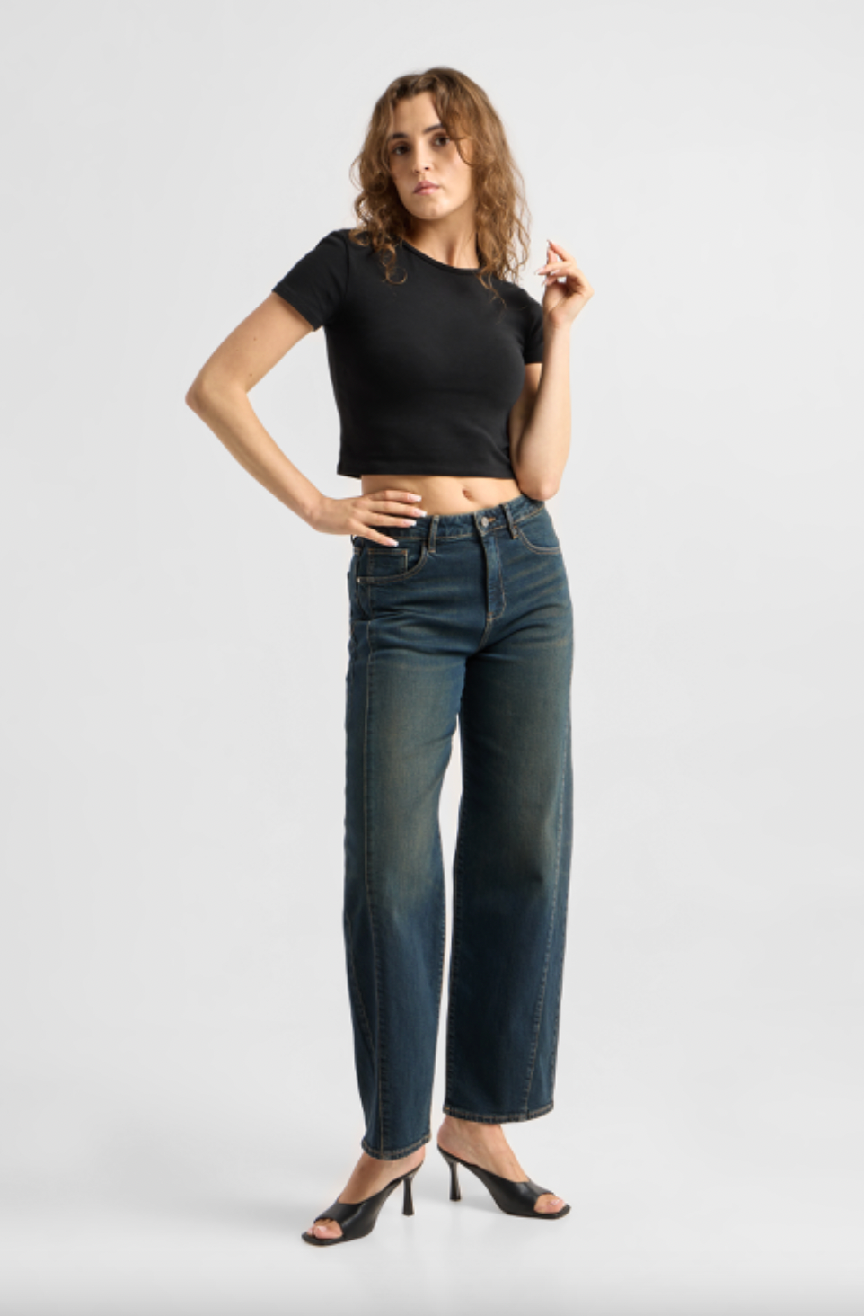 Dawn - Ash Barrel Leg Minimal Stretch Cutline