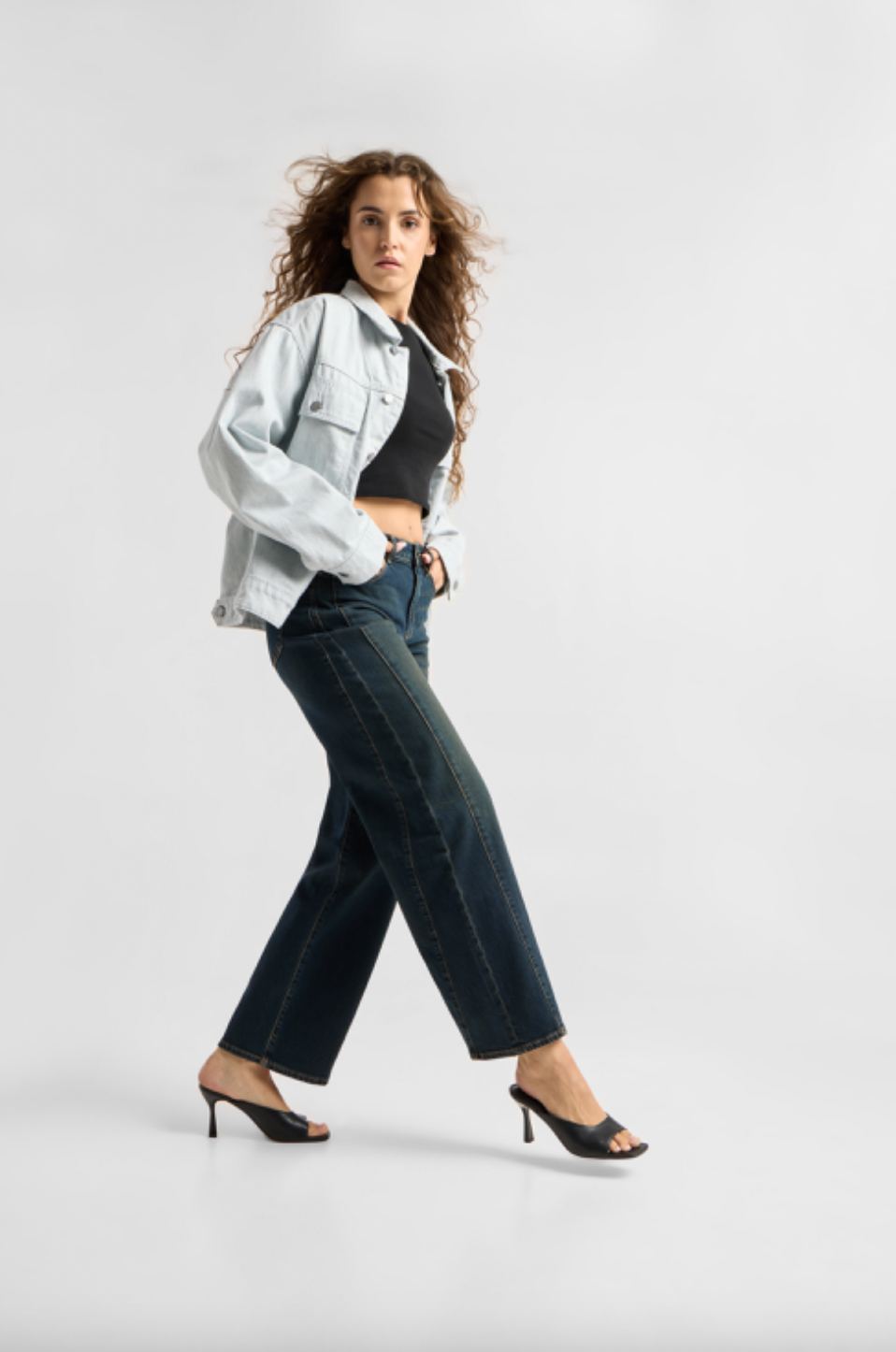 Dawn - Ash Barrel Leg Minimal Stretch Cutline