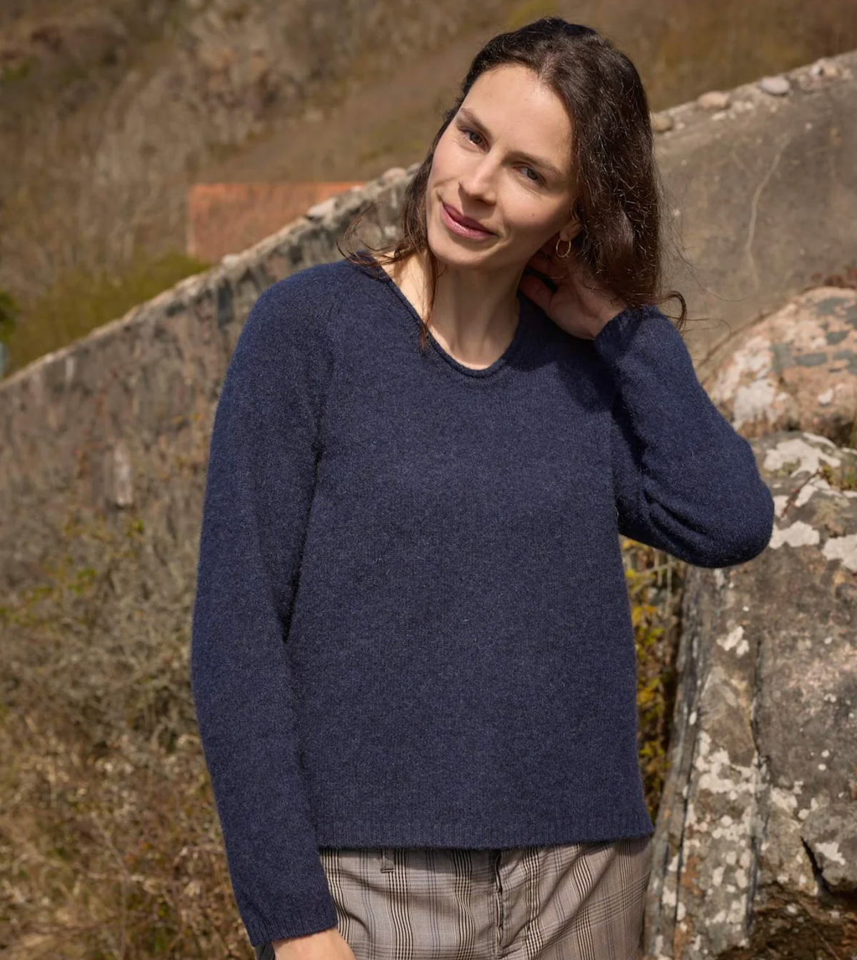 Mansted - Zon Pullover mit V-Ausschnitt