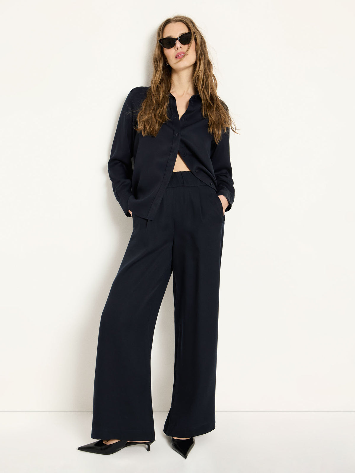 Lanius - Hose mit weitem Bein