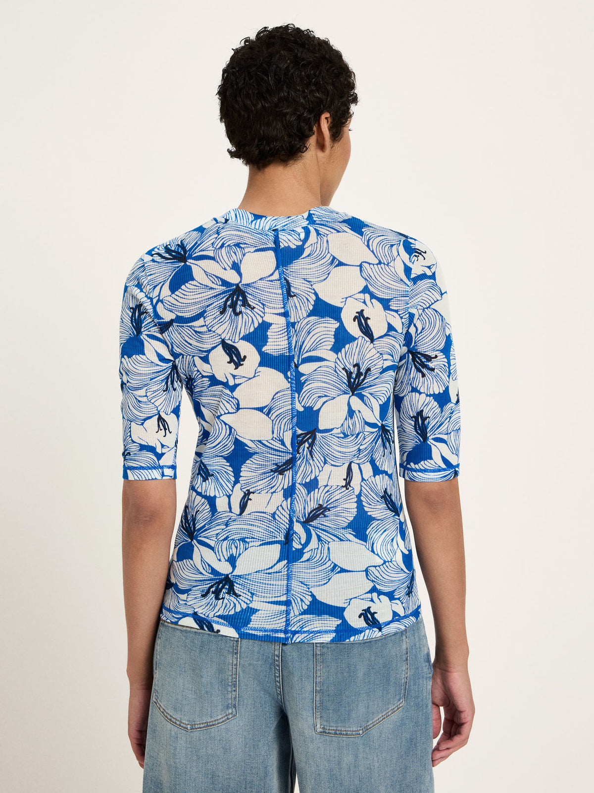 Lanius - Stehkragenshirt aus Tencel™