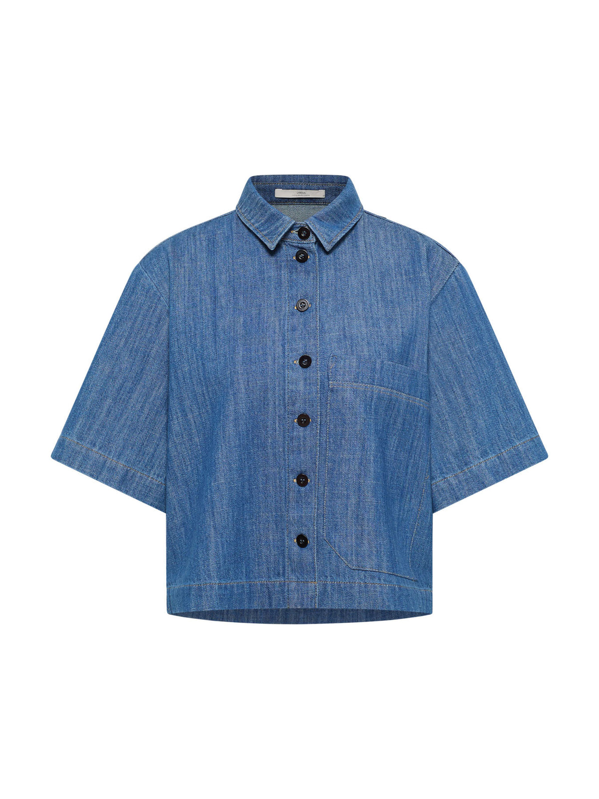 Lanius - Jeansshirt GOTS