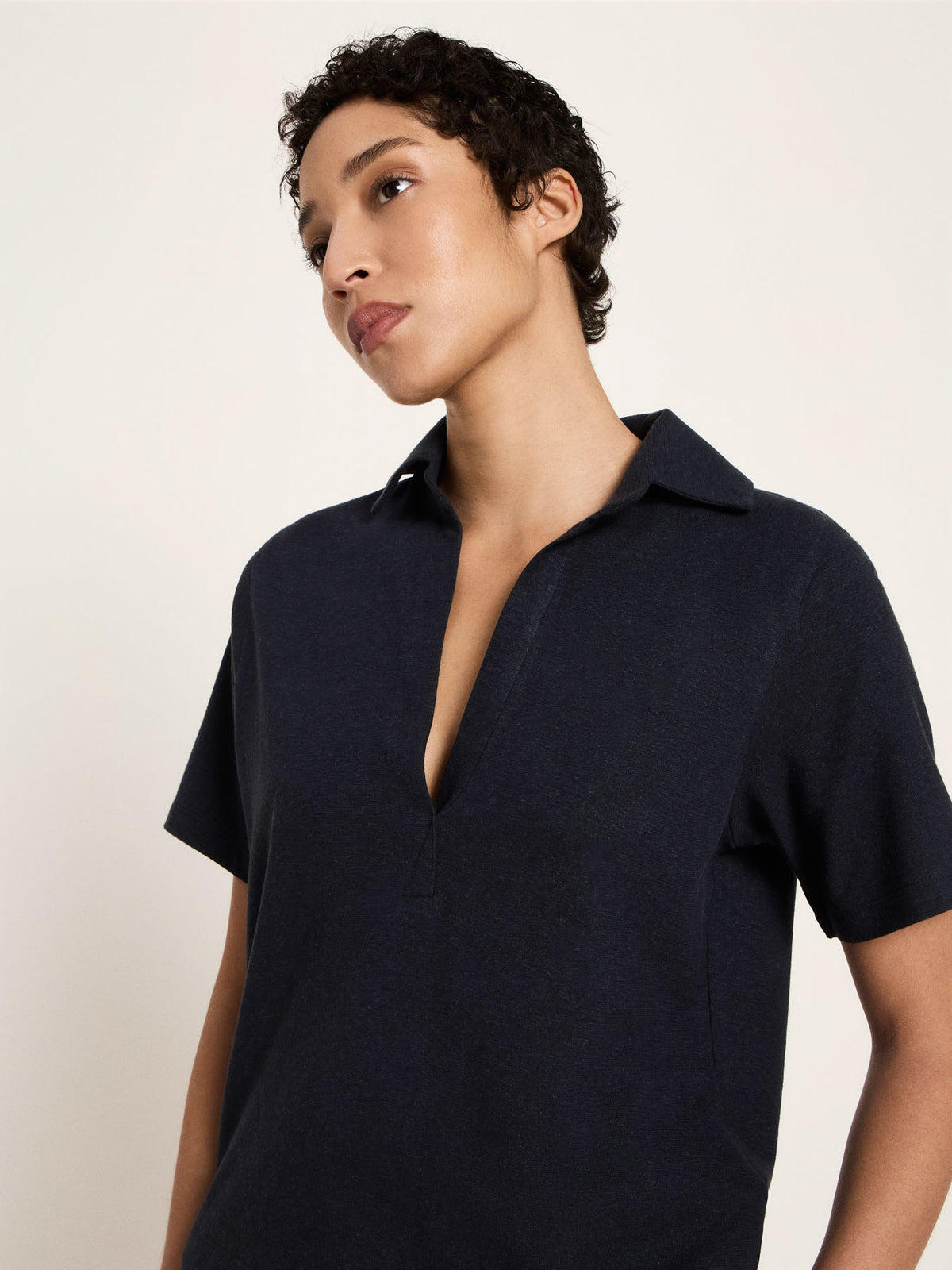 Lanius - Shirt mit Polo Kragen OCS