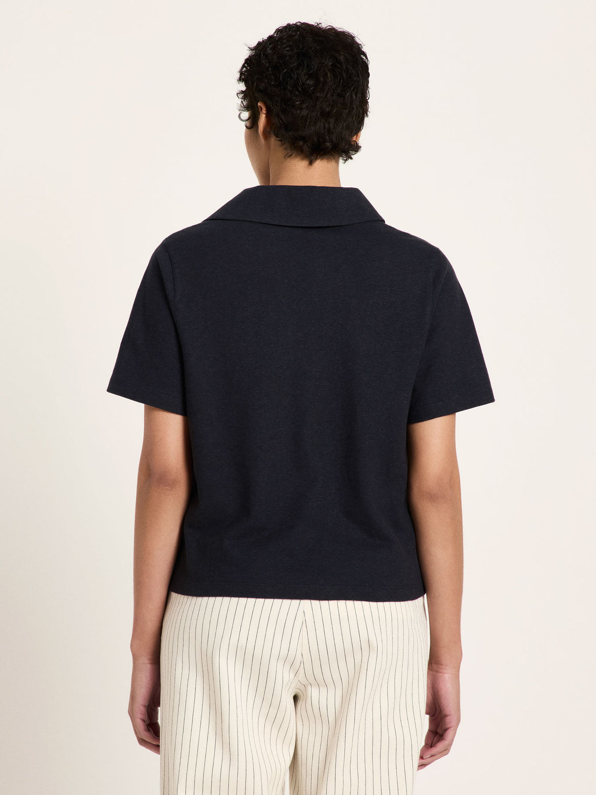 Lanius - Shirt mit Polo Kragen OCS