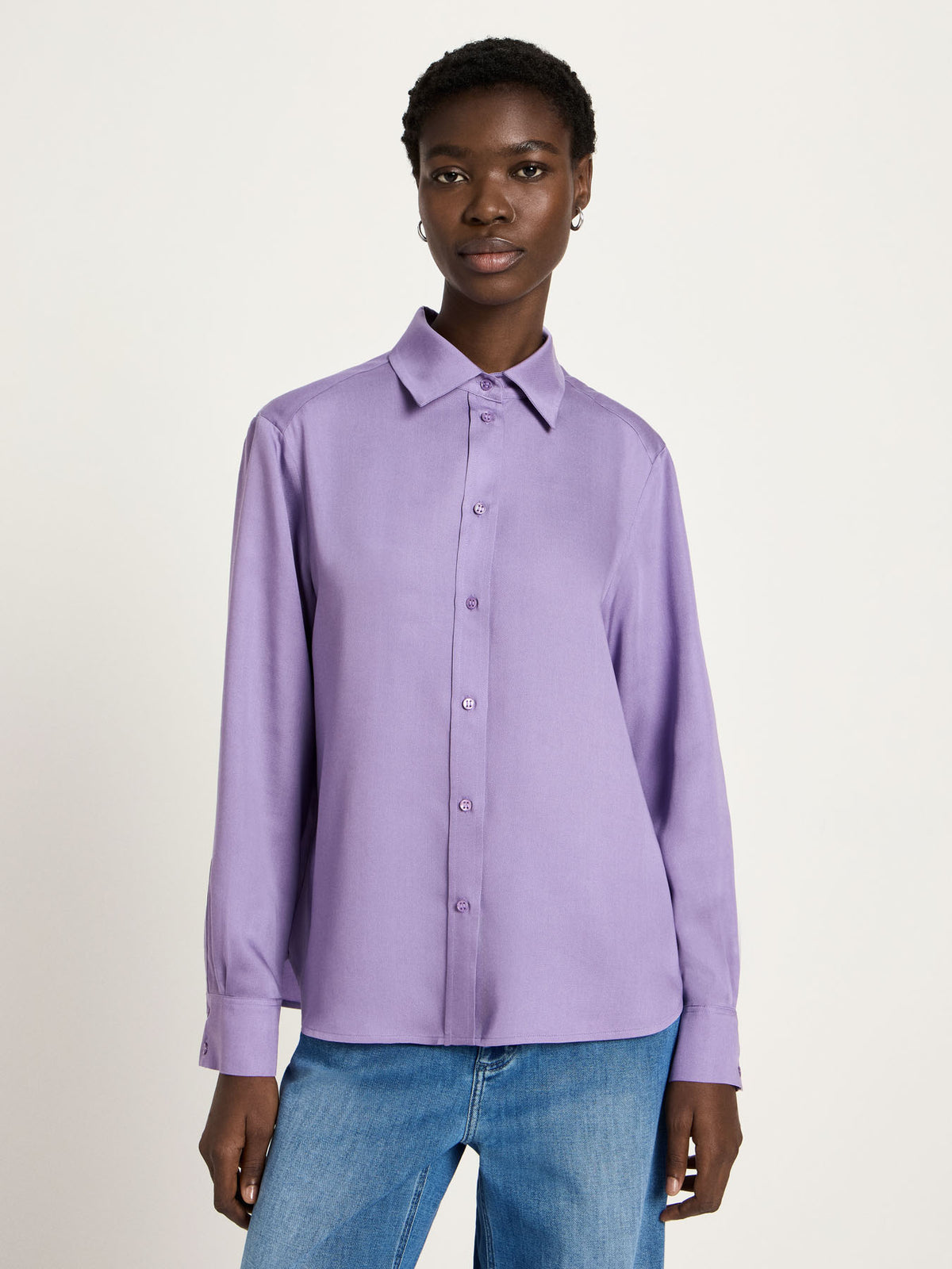 Lanius - Hemdbluse aus TENCEL™