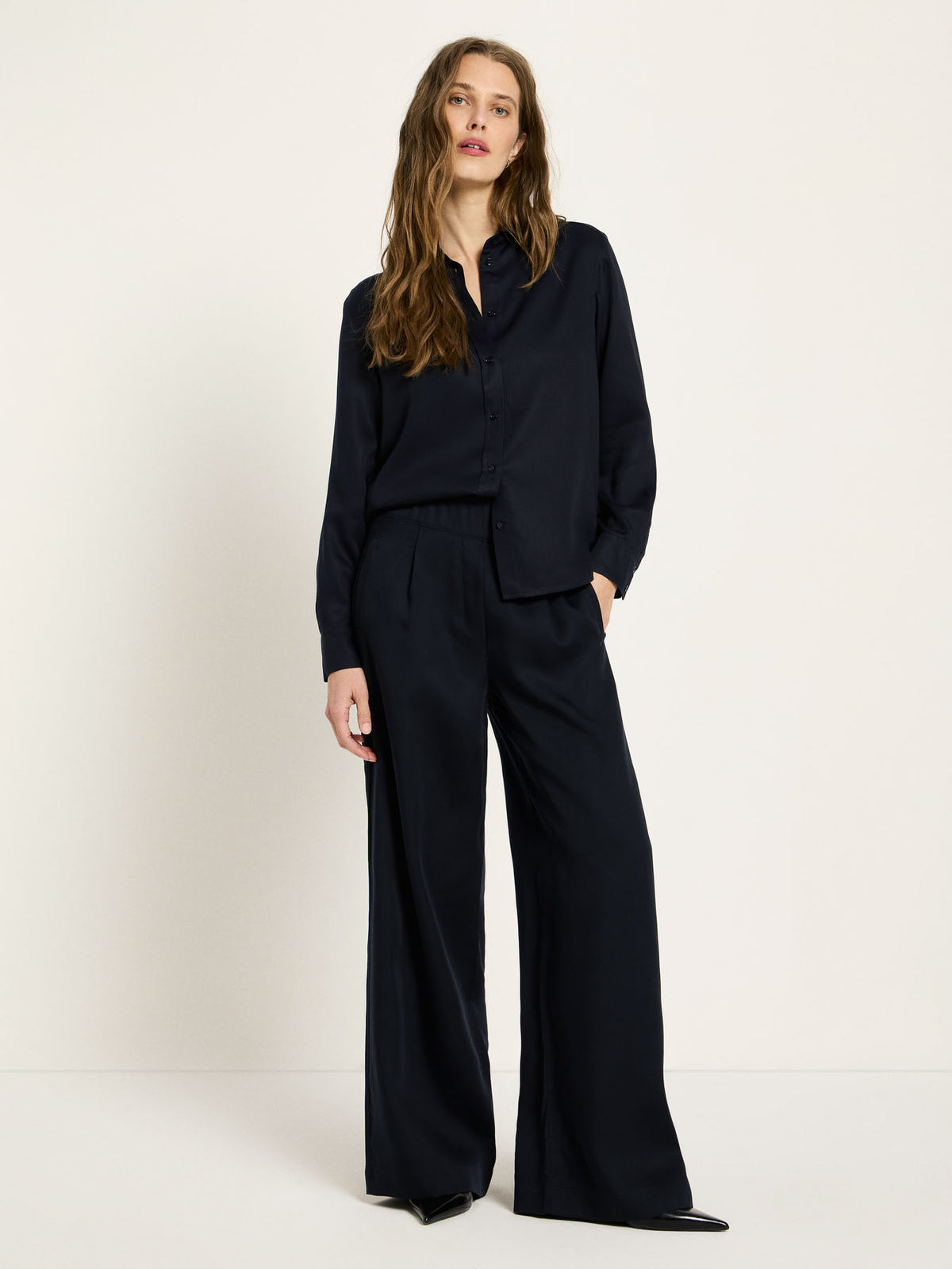 Lanius - Hemdbluse aus TENCEL™