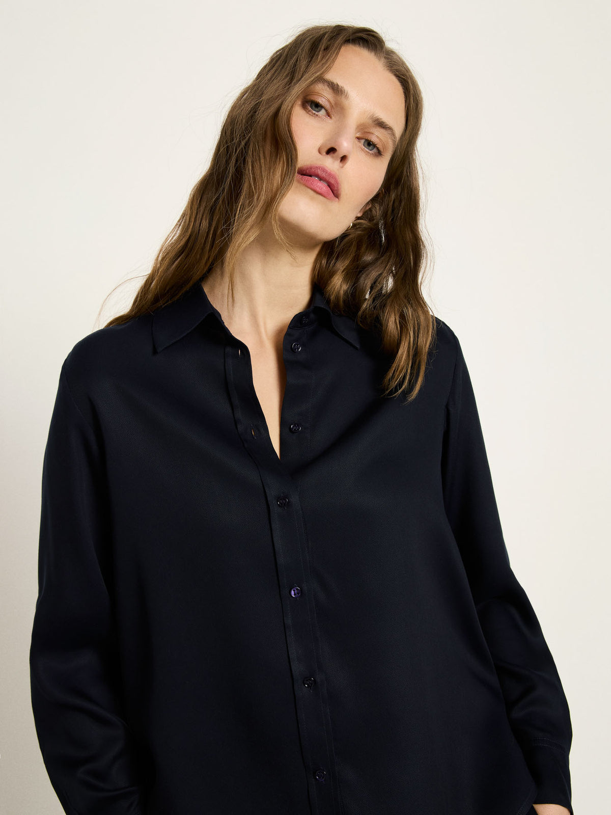 Lanius - Hemdbluse aus TENCEL™