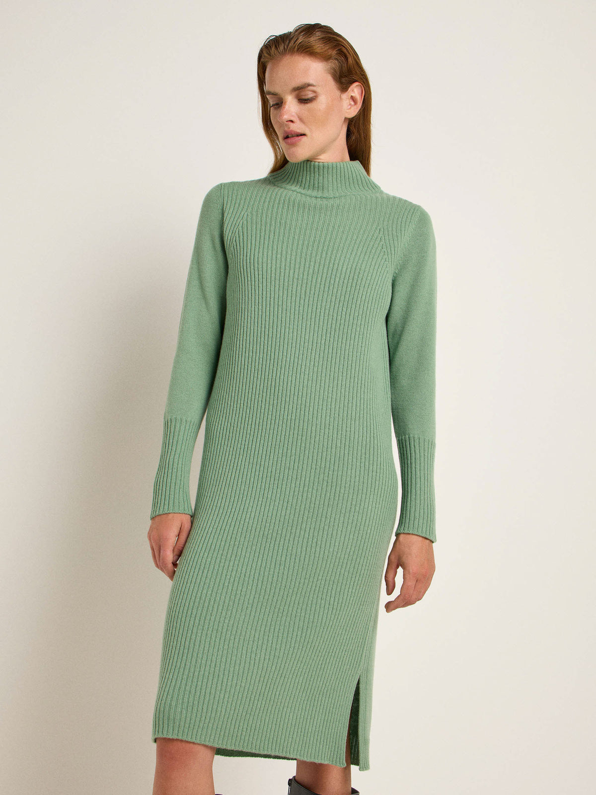 Lanius - Rippen Strickkleid