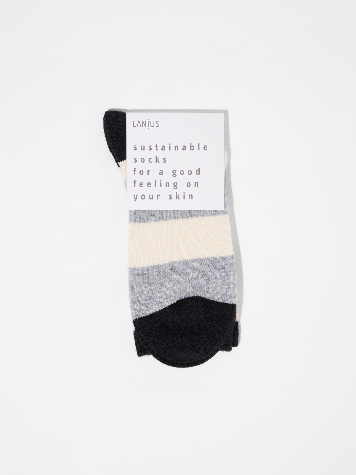 Lanius - Socken mit Streifen GOTS