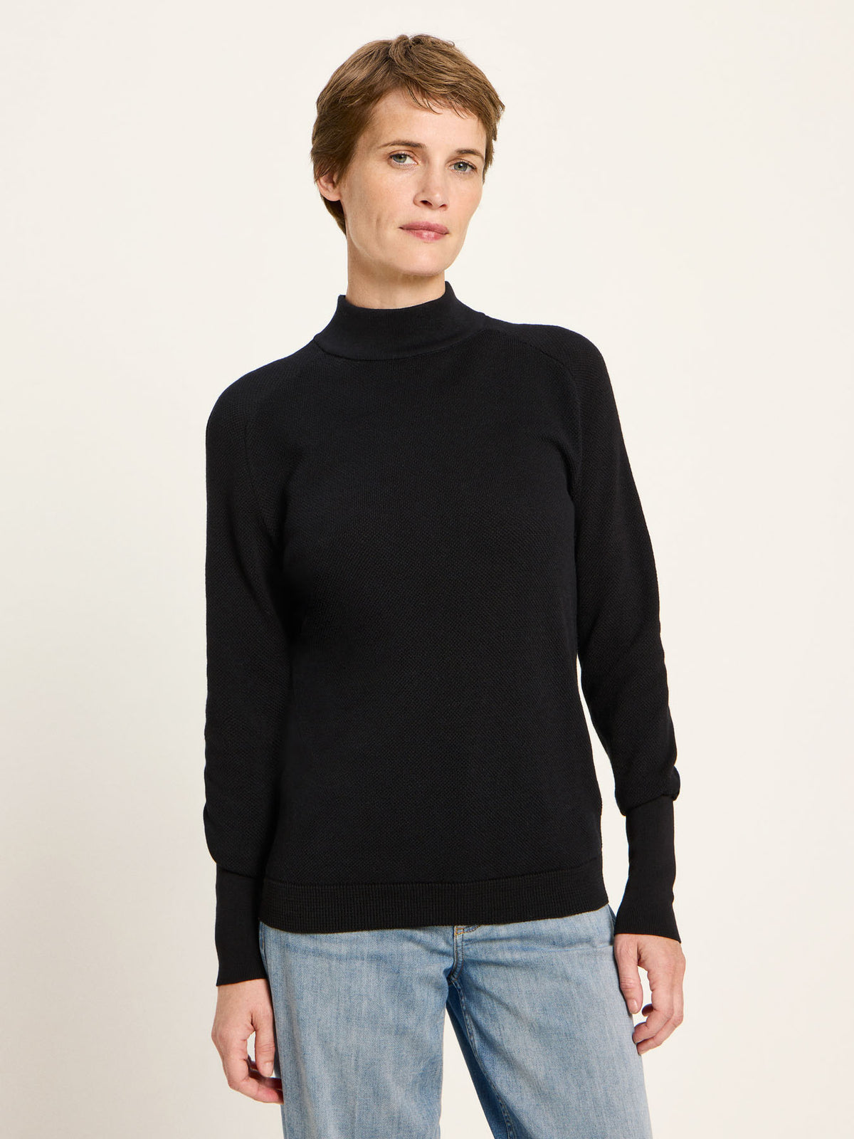 Lanius - Rollkragenpullover GOTS