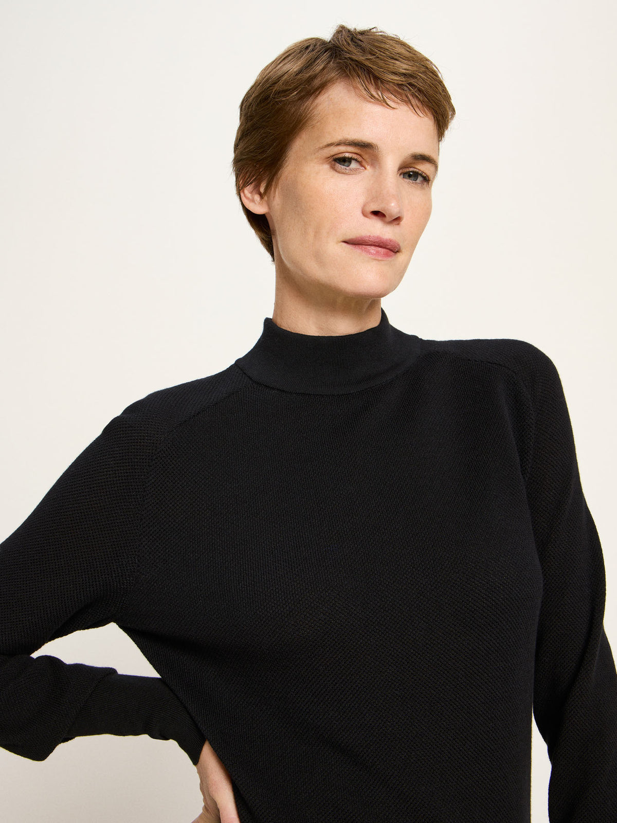 Lanius - Rollkragenpullover GOTS
