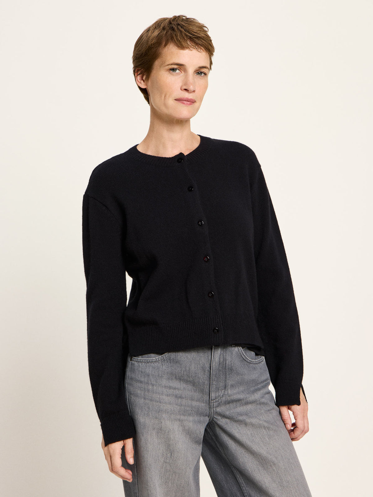 Lanius - Boxy Strickjacke GOTS